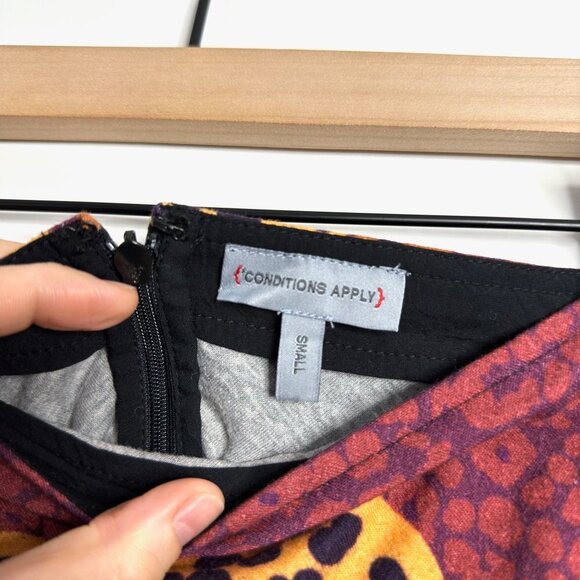 CONDITIONS APPLY Leopard Mini Skirt - Picture 6 of 6